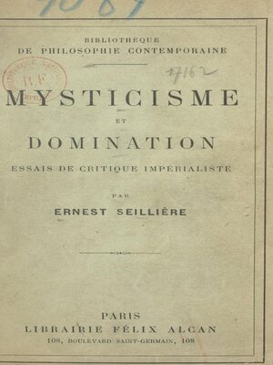 cover image of Mysticisme et domination